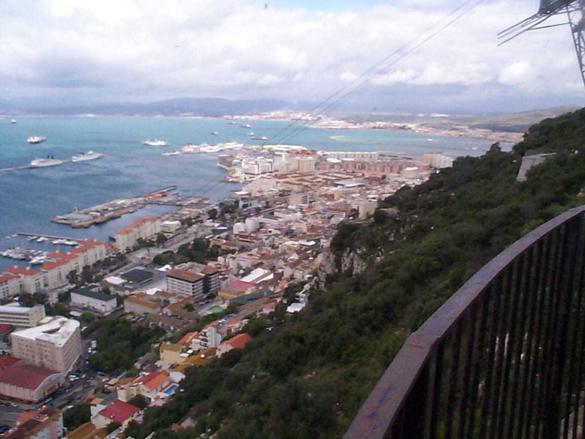 Vy &ouml;ver Gibraltar stad